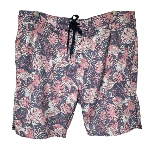 TravisMathew Other - Travis Mathew Mens 9" Tropical Print Board Shorts XL Resort Beach Swim Trunks